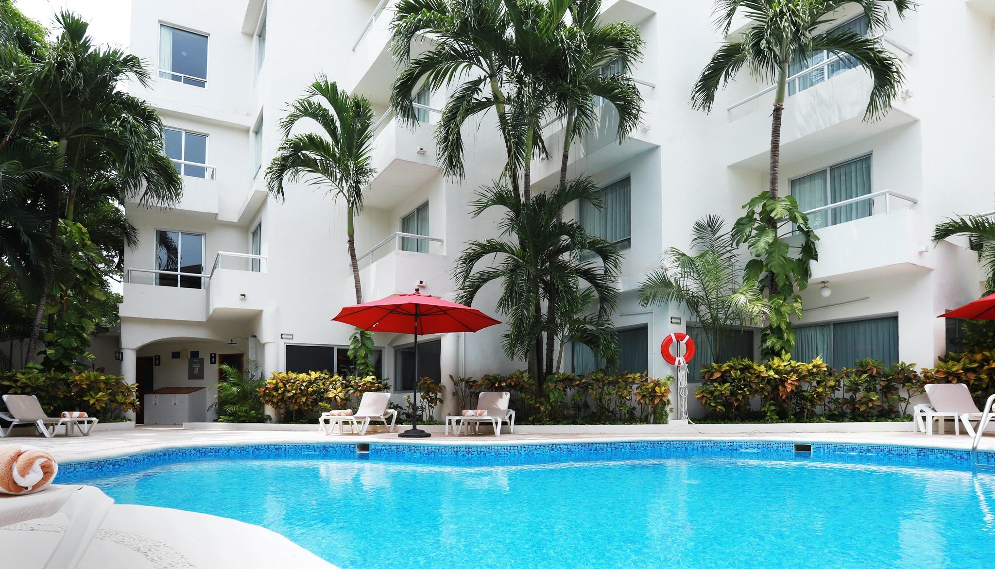 Adhara Express Hotel Cancún Exterior foto